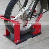 Motorcycle Wheel Chock Self Locking Bike Stand Chock Holder thumbnail-1