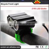 Wholesale Aluminum alloy 2* R5 LED 4 Mode with 4*18650 Battery Pack 500 Lumens Bicycle Front Light