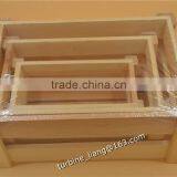 Large Natural Wood Box or Wooden Crate thumbnail-2
