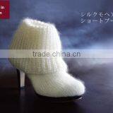 Preminum and High Quality Fashion High Heel Shoes Boots With Comfortable Fabric Made in Japan thumbnail-5
