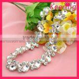 Bridal Crystal Rhinestone Cup Chain Clear Trim WRC-135 thumbnail-1