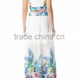 Floral Print Maxi Dress 2 Pieces Set Woman Fashion Going Out Casual Dress thumbnail-5