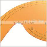 Kearing Plastic 45cm FRENCH CURVE RULER / Economical Garment Rulers With Protractor # 6045B thumbnail-6