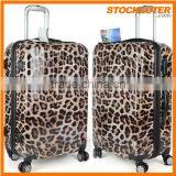 150704i Print Luggage Travel Suitcase ABS PC Universal Wheels Suitcase Overstock