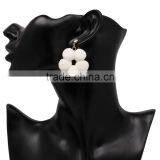 Bohemian Colorful Pompon Dangle Earrings for Women thumbnail-5