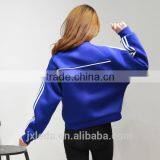 100%cotton Raglan Sleeves Baseball Cloth Jacket Women thumbnail-1