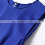 F20051A Round Neck Sleeveless Dress Embroidered Gauze Women Dress thumbnail-4