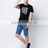 In 2016 Classic Letters Printed Black T-shirts With Short Sleeves thumbnail-4