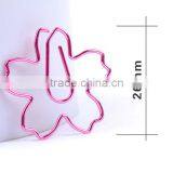 Customizable Planner Clip Stainless Steel Plating Flower Shape Paper Clip thumbnail-6