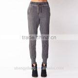Latest Ladies Stone Washed Disressed Sportswear Gym Loose Pants/trousers thumbnail-1