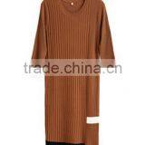 Womens Wholesaler 3/4 Sleeve Wool Knitting Pattern Sweater Dress With Lowest Price thumbnail-6