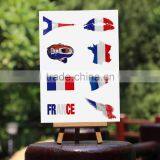 Custom Temporary Body Tattoo Water Transfer Nation Flag Multi-color Tattoo Sticker thumbnail-1