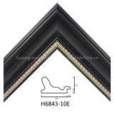 Quality Plastic Frame Moulding Wholesale Black White Color Not Embossed H6843