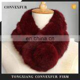 Top grade rabbit fur collar scarf for women ladies winter