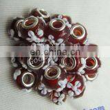 P328 Colourful Glass Bead Wholesale Handmade Murano Lampwork Glass European Beads Fit for Charm Bracelets thumbnail-1