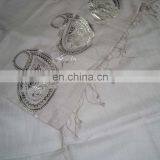 Pashmina Scarves With Silver/gold Foil Print thumbnail-1