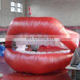 Giant Hanging Inflatable Lips for Event Decoration