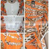 2016 Summer Ladies Chiffon Flowers Printing Dress Casual Dresses Pictures for Women thumbnail-5