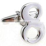 Fashion Mens Polished Infinity Symbol Silver Figure 8 Cufflinks ,custom Turquoise Silver Plated Figure Cufflinks Men thumbnail-4