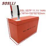 SOSLLI Li-ion Battery 18650 3S7P 11.1v 14Ah Rechargeable Lithium Ion Battery Pack thumbnail-2