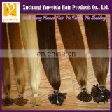 high quality blonde russian hair hot sale pre-bonded hair extenison