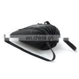 Custom Black Canvas Glitter Drawstring Duffle Backpack Bag thumbnail-5