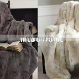 100% polyester High quality custom design printed soft faux fur shaggy weighted warm faux fur blanket