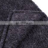 Fluffy Microfiber Plush Black Double Layer Sherpa Throw Blanket 50 x 60 Inches for Couch Sofa thumbnail-2