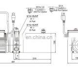 12 вольт 800 Вт 3450 18 МПа блок силовых агрегатов для портативного ножничного подъёмника с электромагнитным клапаном вольт thumbnail-5