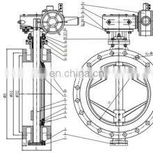Bundor 2021awwa pn 16 Electric Triple Eccentric Butterfly Valve thumbnail-4
