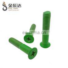 Oval Head Slotted Painted Cap Color Screw thumbnail-2