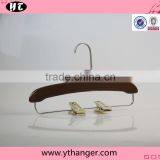 Luxury Brown Matches Wooden Hanger With Notch for Wholesale thumbnail-3