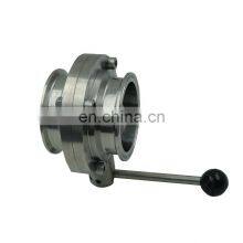Latest Product High Durability Practical In Stock Clamp Sanitary Butterfly Valve Fittings For Sale thumbnail-4