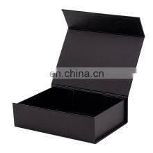 Custom a6 Shallow Black Retail Product Packaging Rigid Gift Box Packing With Magnetic Lid thumbnail-3