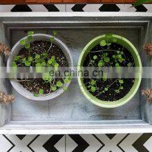 Decorative Storage Wooden Crates (Set of 3, Rope Handles) | Perfect for Gardening Wedding Wooden Storage Box Wooden Crate thumbnail-3