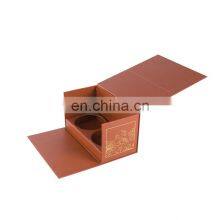 Private Label Recycle Brown Paper Flat Box Cosmetic Jar Container Packaging Card Box