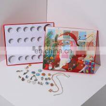 Custom Design Christmas Countdown Advent Calendar Favor Gifts Box for Hair Accessories Jewelry Earring thumbnail-5