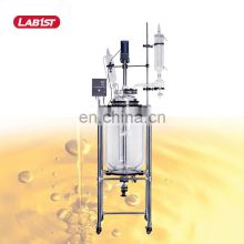 Used Reaction Vessel Jacket Pyrex Glass Cylindrical Vertical Pyrolysis  Glass Reactor