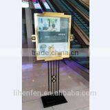 LED Display Stand SignStainless Steels Floor Stand/Light Emitting Diode Pop Board_advertising Stand Signs thumbnail-1