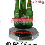 2.5kg Max. Weigt Floating Display With Leds for Illumination, Magnetic Levitating Display, Magnetic Floating Display