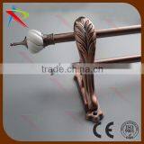 19mm&19mm Diameter 2015 fancy best sale curtain rod double poles