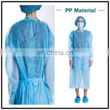 Non Woven Fabric Cleanroom Isolation Gown Suit Disposable Filmcovered Nonmedical Isolation Gowns thumbnail-2