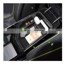 Center Console Organizer Storage Box For 2022+ Kia EV6 ABS Armrest Cases Cup Holder Car Accessories Automotive Parts thumbnail-4