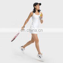 2 In 1 Women Side Pockets Tennis Dress With Shorts Custom Quick Dry Sports Golf Wears thumbnail-4