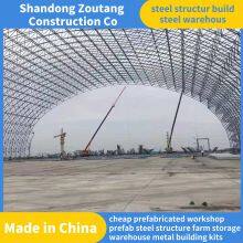 Prefabricated Steel Structure Power Plant Space Frame Coal Bulk Material Storage Shed thumbnail-1
