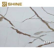 Artificial Silica Stone Quartz Slab for Kitchen Counter & Various Indoor Applications-for Villas Bedrooms Hotels thumbnail-4