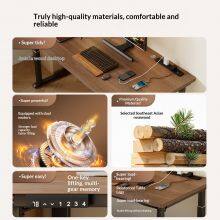 High Quality Raisable Computer Auto Lift Electric Corner Motorised Sit Stand Desk thumbnail-5