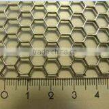 Hexagonal Hole Perforated Metal