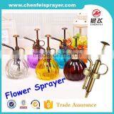 Factory Direct Sale Fashion Design Garden Sprayer Flower Spray Pump With Glass Bottle for High Quality thumbnail-1