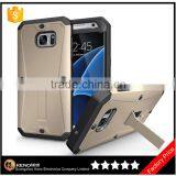PremiumTank Style Case Combo PC+TPU Kickstand Mobile Back Cover Case For Samsung S7 Edge With Screen Protector thumbnail-1